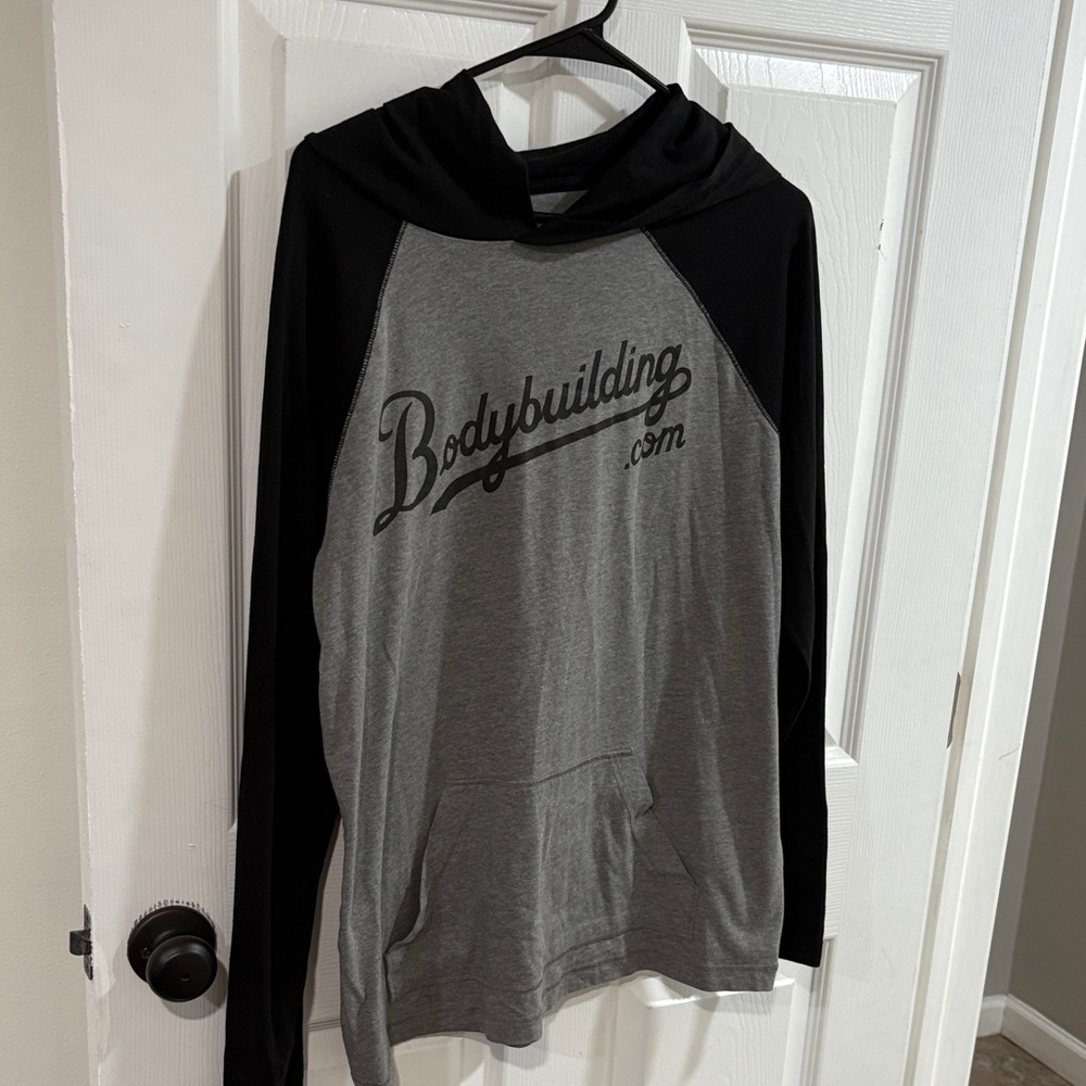 Bodybuilding Black and Gray Core Series Shirt
